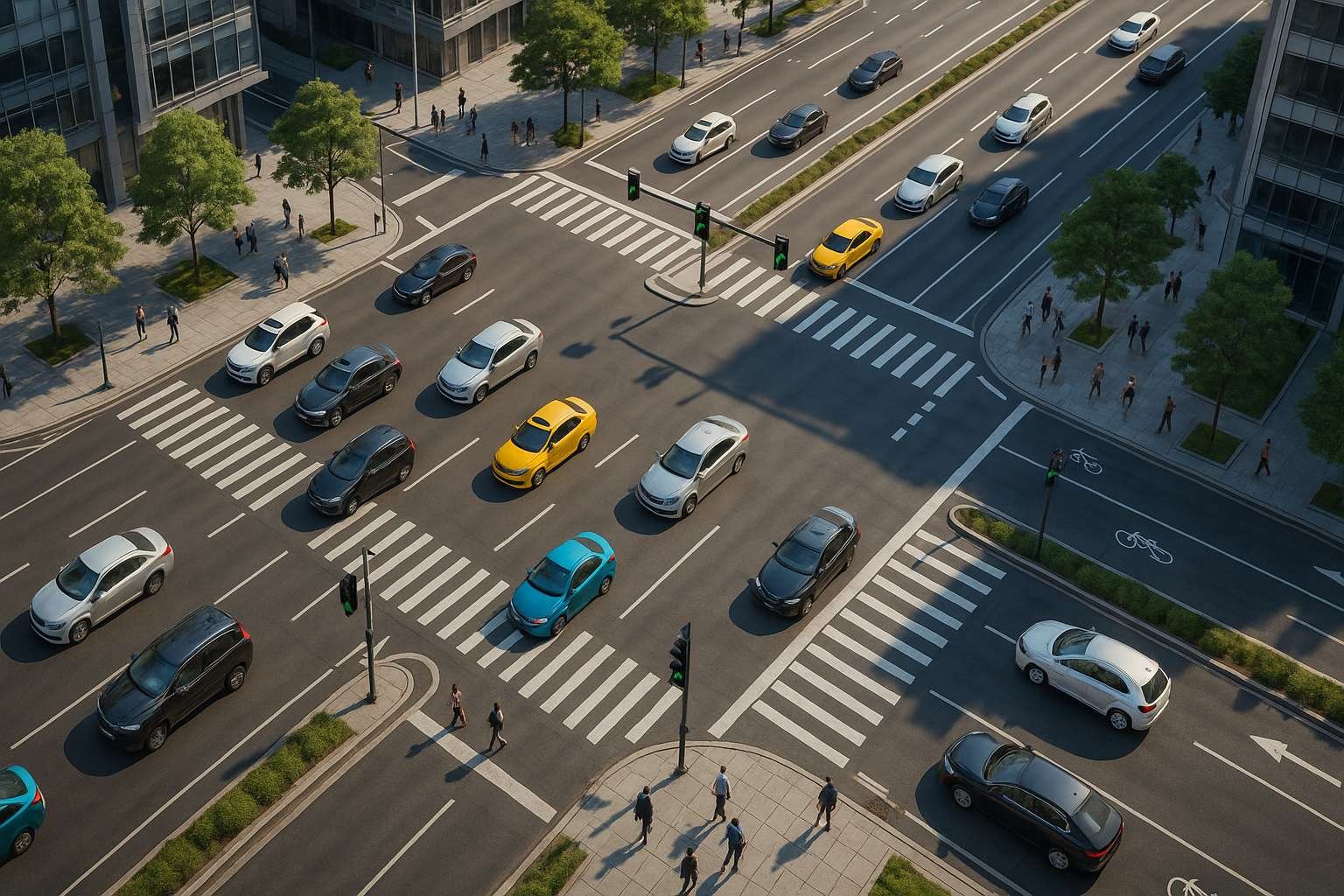 التخطيط المروري في المدن الحديثة