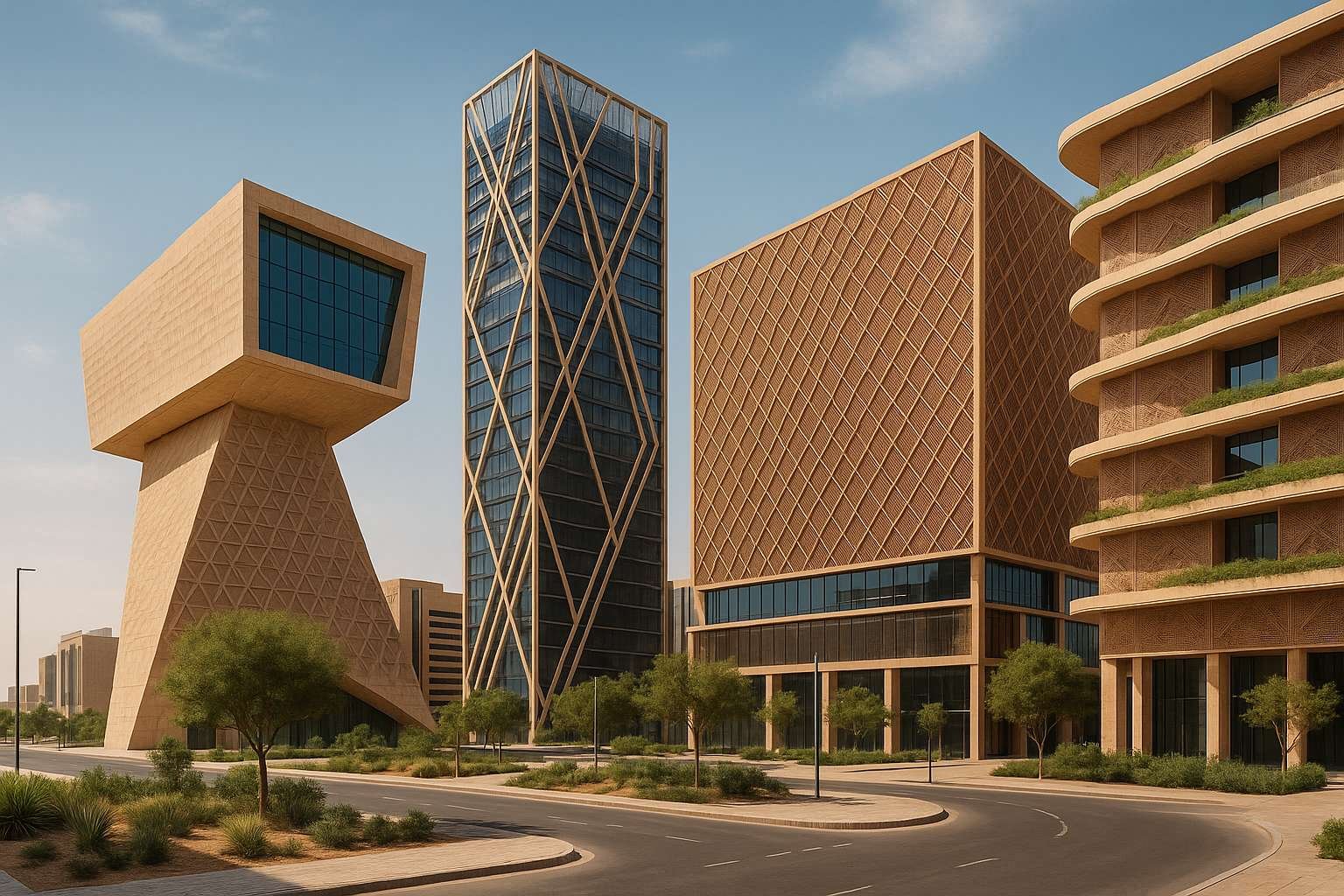 التصميم المعماري الحديث في السعودية