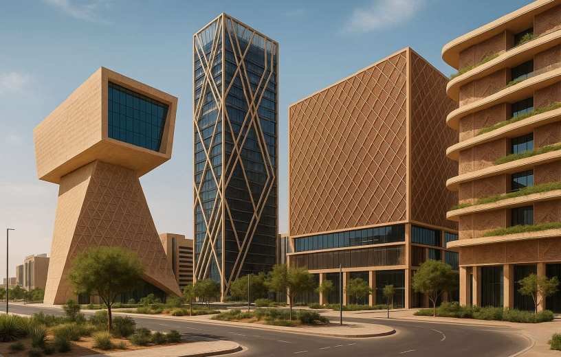 التصميم المعماري الحديث في السعودية