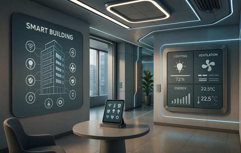 التقنيات الذكية في المباني الحديثة