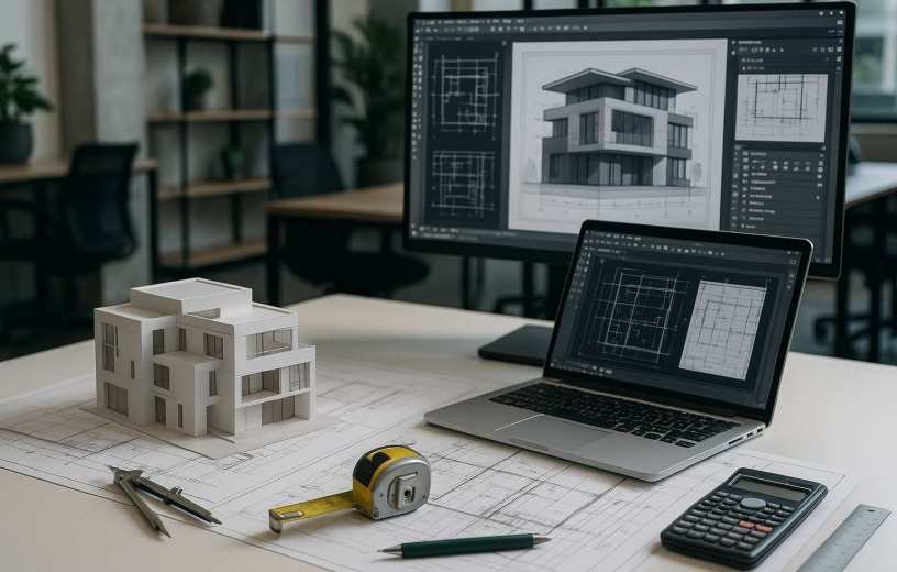 المعدات الأساسية في التصميم المعماري