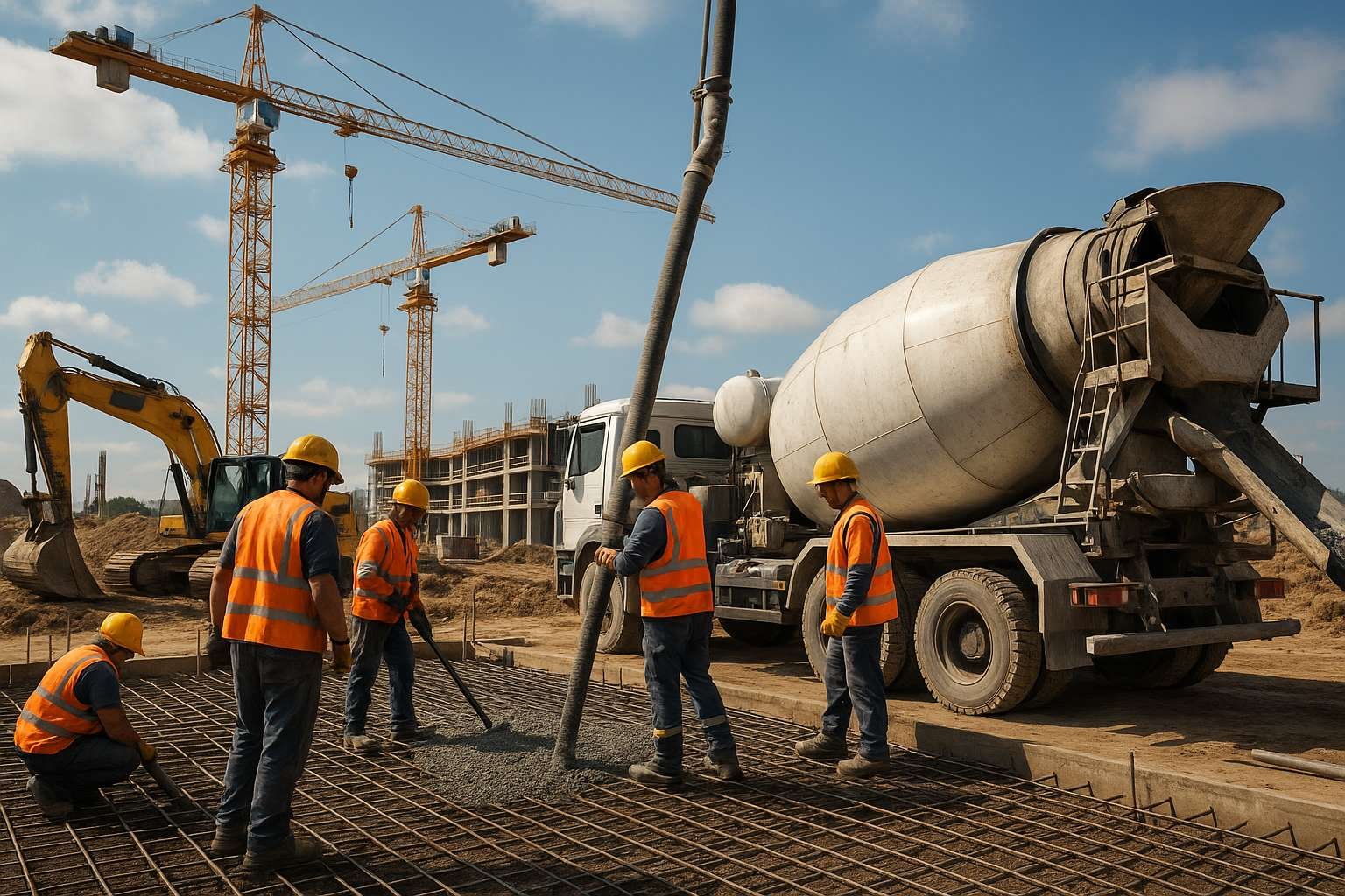 المعدات الإنشائية وأدوات البناء الحديثة