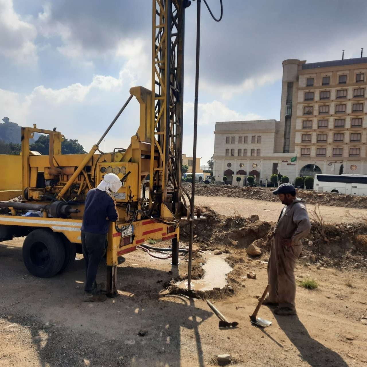 فحص تربة - واجهة الهدا